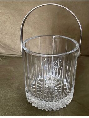 Beautiful Vintage Crystal Ice Bucket